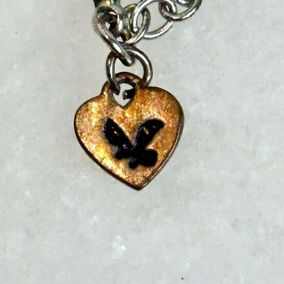 American Eagle Outfitters Silver-tone Chain Filigree Round Pendant Necklace 31" - Picture 4 of 7